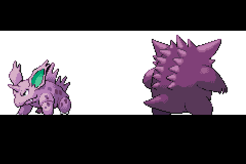 Gengar vs Nidorino